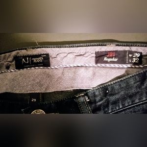 Emporio Armani Jeans, J21, 29W x 32L Dark Wash, Straight